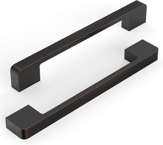 10 Pack 6.3 Inch Kitchen Cabinet Handles in Oil Rubbed Bronze