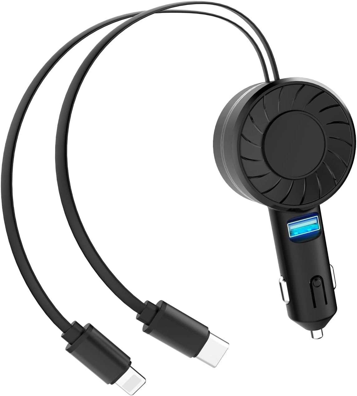 Fast 3-in-1 Car Charger for iPhone & Android