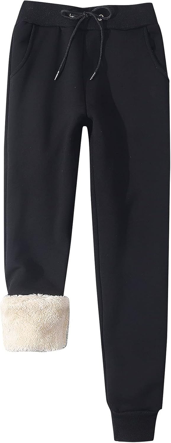 Gihuo Women's Winter Fleece Pants for Cozy Comfort and Style