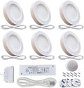Under Cabinet Puck Lights Plug In with Wireless Touch Dimmer - Warm
