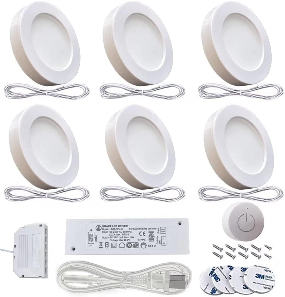 VST Under Cabinet Lighting with Wireless Touch Dimmer Switch