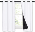 NICETOWN 100% Blackout Curtains 54in Long - Real Light Blocking