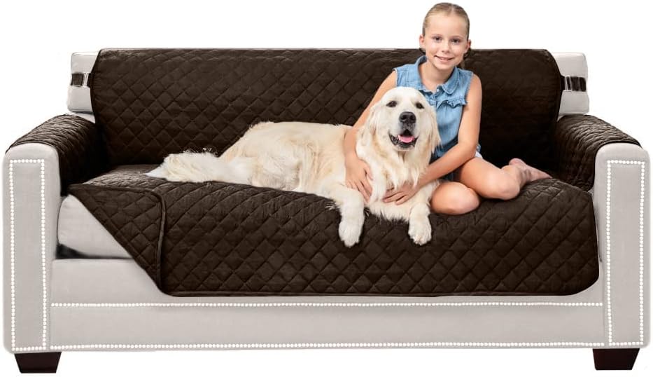 Sofa Shield Couch Slip Cover for Pets, Stain Resistant and Stylish