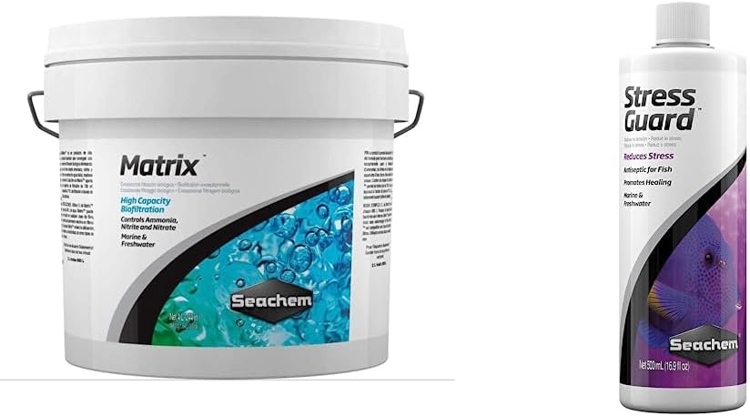 Seachem Matrix Bio Media and StressGuard for Healthy Aquariums
