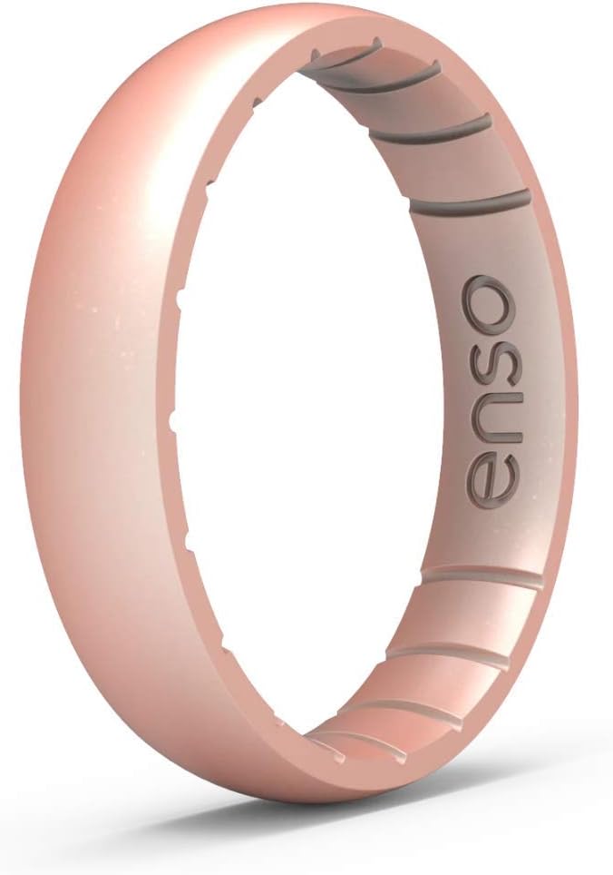 Enso Rings Thin Elements Silicone Ring for Stylish Couples