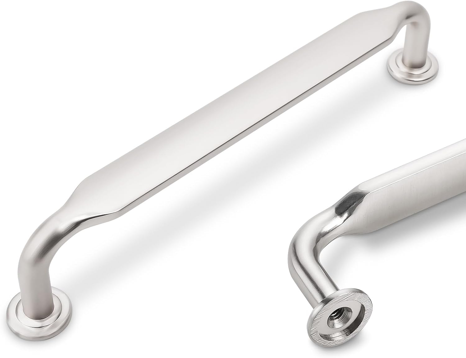 10 Pack 5 Inch Brushed Nickel Cabinet Pulls for Kitchen Hardware