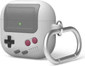 elago AW5 AirPods 4 Case Cover - Retro Game Console Design, Carabiner Included
