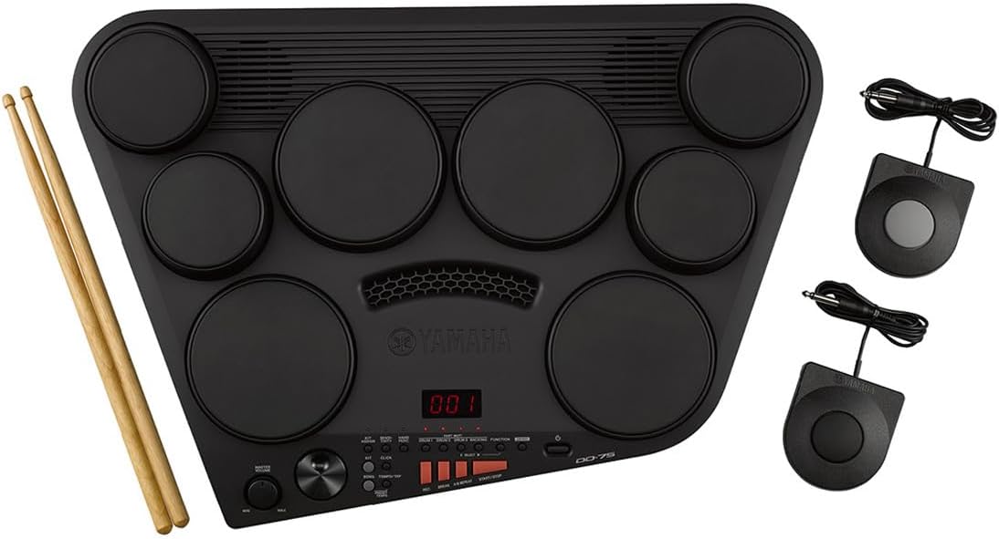 Yamaha DD75 Portable Digital Drums with Pedals and Accessories