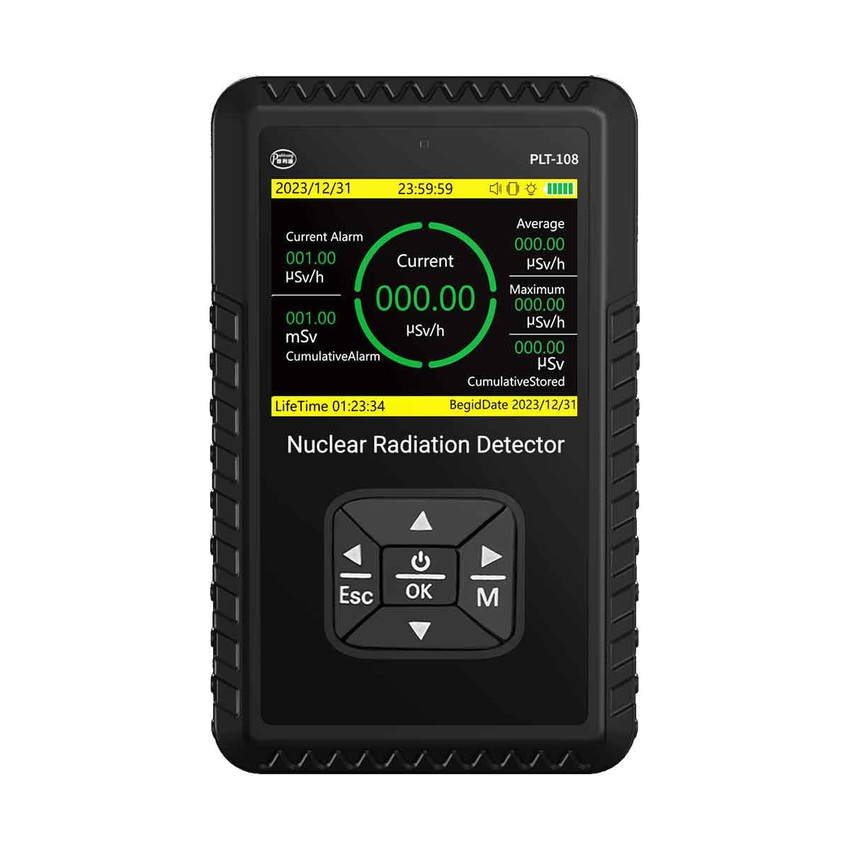 Portable Geiger Counter for Nuclear Radiation Detection and Safety