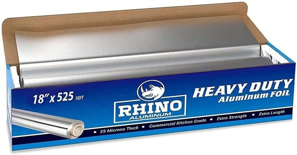 Rhino Aluminum Heavy Duty Aluminum Foil - 18 in x 525 sf Roll