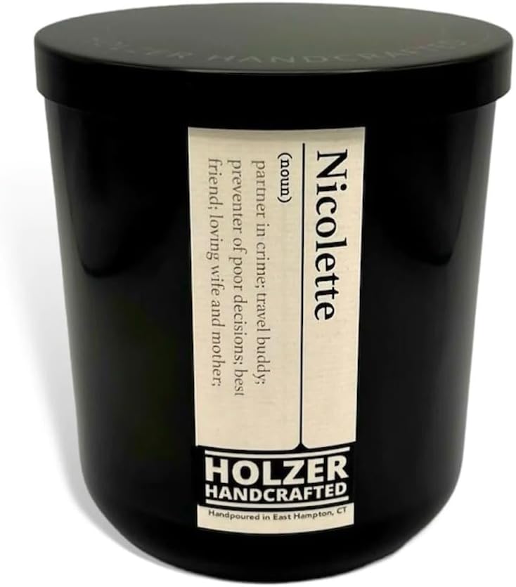 Personalized Custom Candle with Wood Wick for Unique Gifts