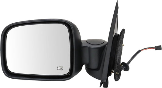 TRQ Left Mirror Power with Heat for 2002-2007 Jeep Liberty