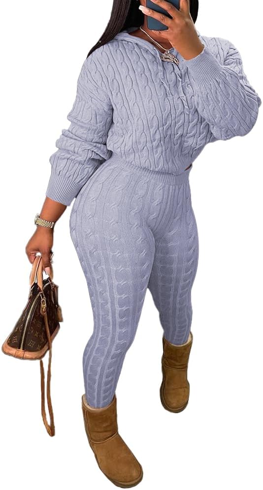 Nimsruc Knit Two Piece Outfits For Women Sweater Sets Review