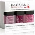 Drs Remedy 3 Pack Nail Polish Kit BERRY Good Trio - Strengthens Nails