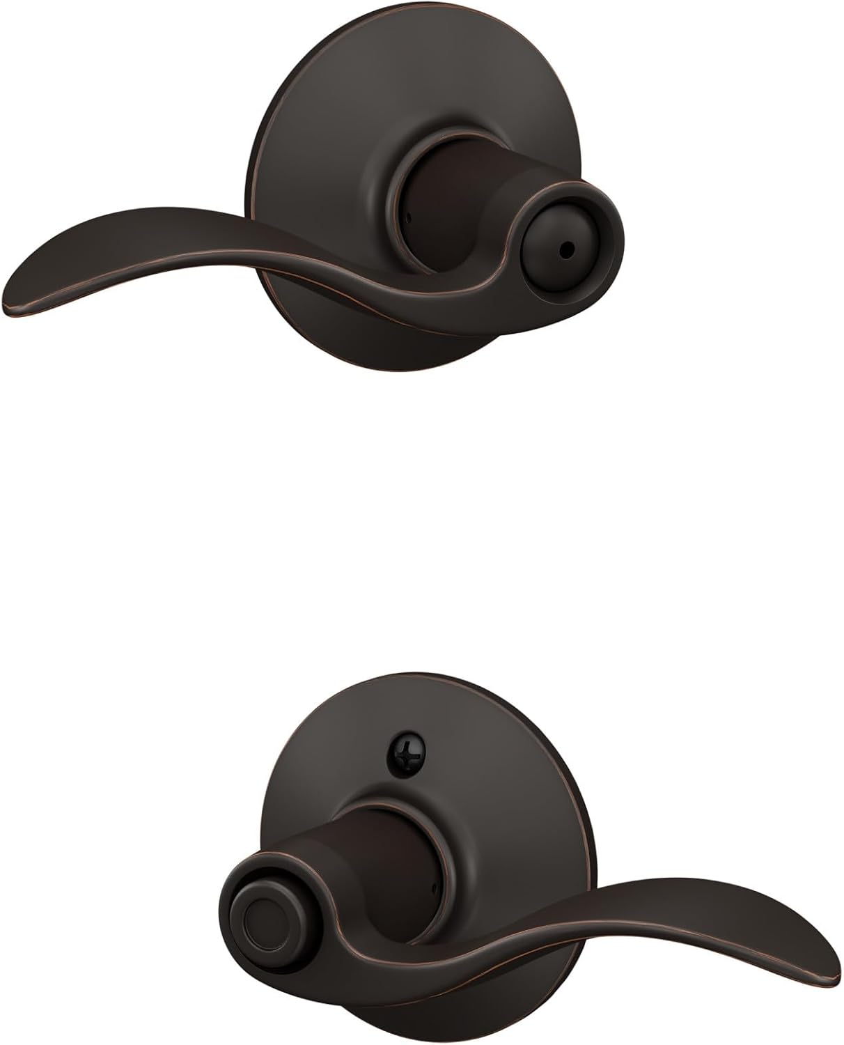 Schlage F40 ACC 716 Accent Door Lever for Privacy Needs