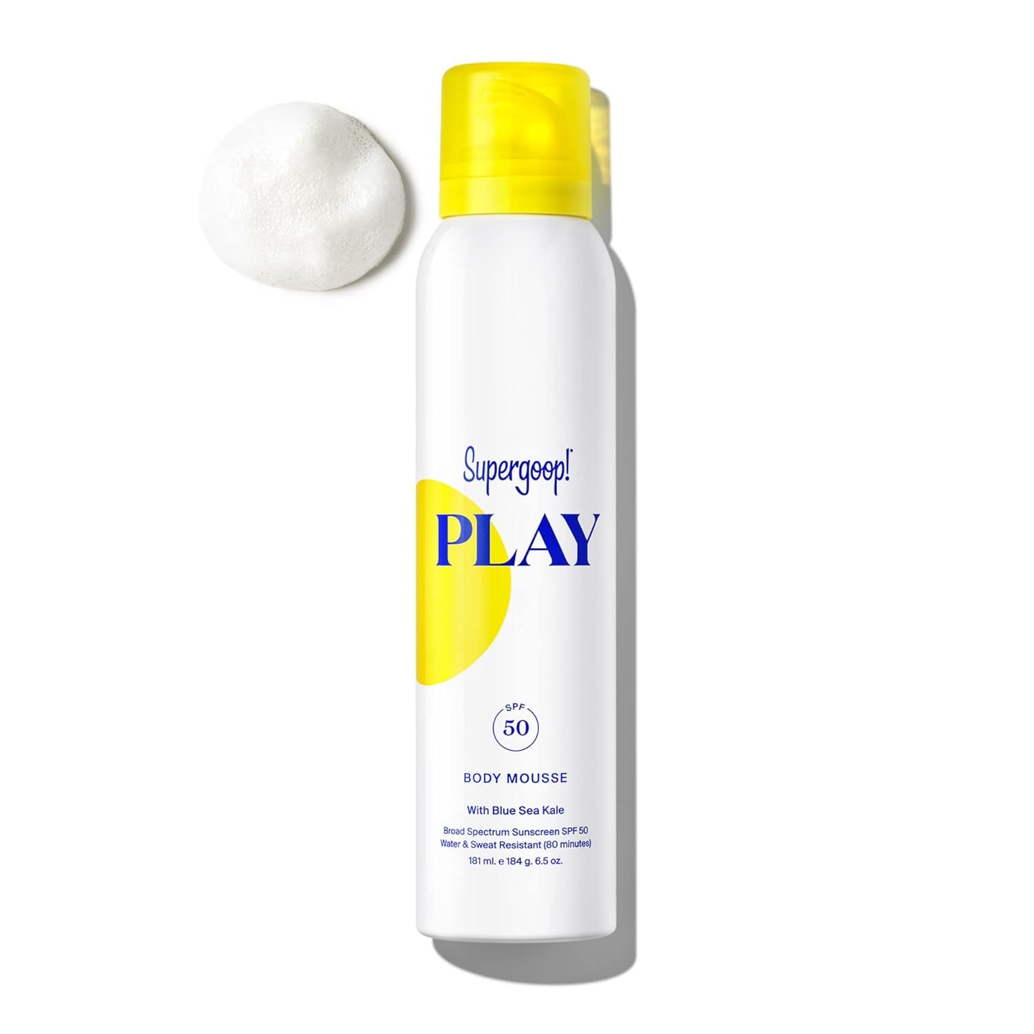 Supergoop! PLAY Body Mousse SPF 50 - Whipped Sunscreen Fun