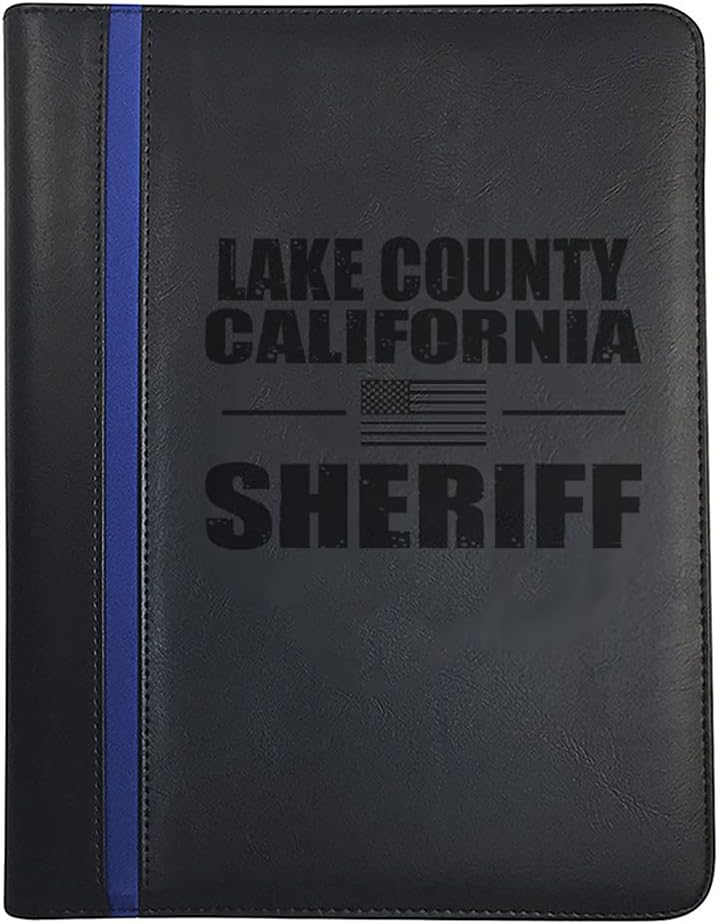 California Lake County Deputy Sheriff Padfolio for Gifts & More