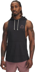 Under Armour Project Rock Payoff Sleeveless Hoodie - Comfortable hem