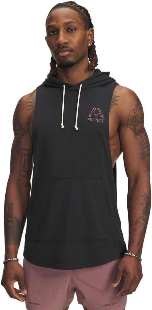 Under Armour Men's Project Rock Payoff Sleeveless Hoodie Review