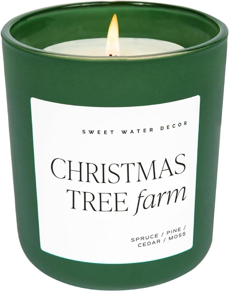 Christmas Tree Farm Candle - Spruce, Pine, Cedarwood Scented