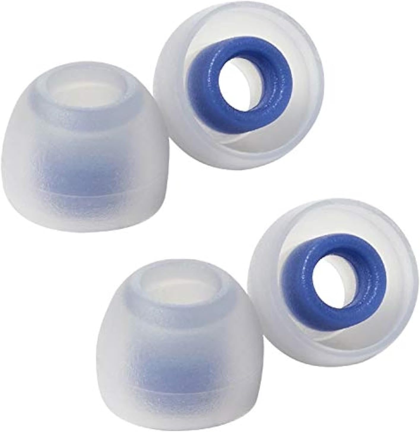 Noise-Canceling Earbud Tips 2 Pairs - Compatible with Top Brands