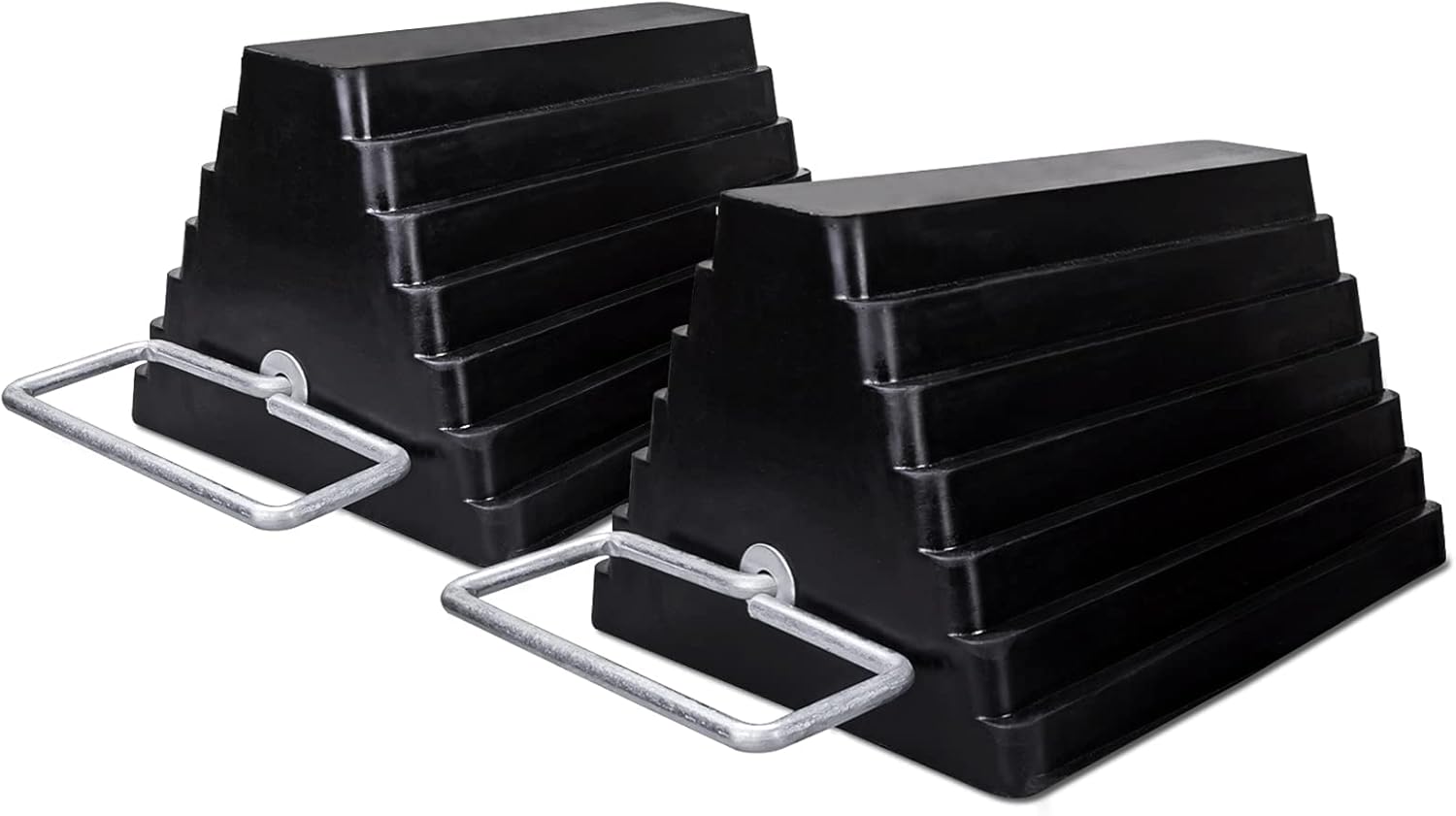 Heavy Duty Rubber Wheel Chocks for Trailers and Vehicles