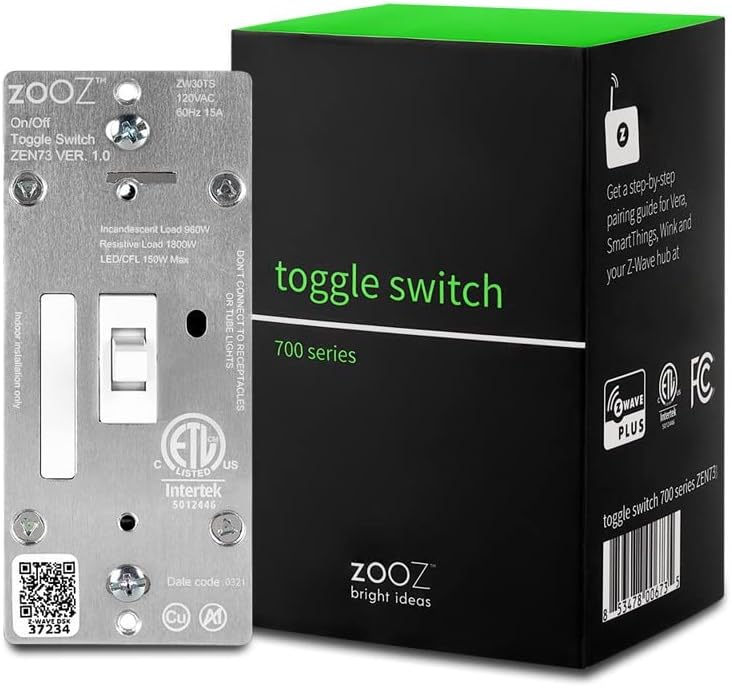 Zooz 700 Series Z-Wave Plus On/Off Toggle Switch ZEN73 Review