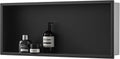 Stainless Steel Shower Niche 30in Matte Black - Ready to Mount