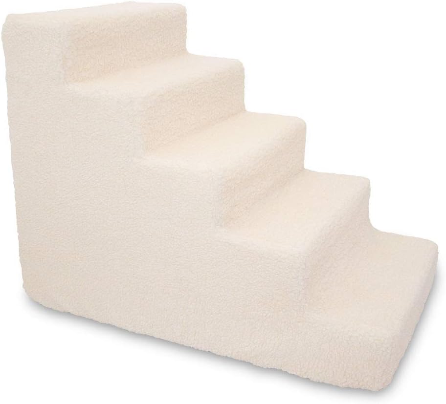 Best Pet Supplies Dog Stairs for Small Dogs & Cats - 5-Step