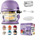 Non-Toxic Air Fryer Glass AirFryer 5 Quart - 360 View & Self-Clean