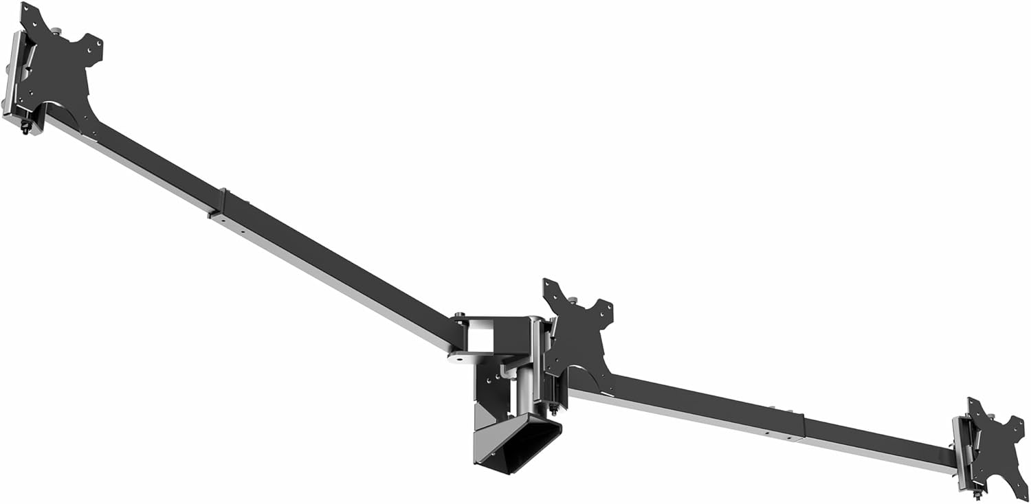 VIVO Premium Triple Monitor Wall Mount for Ultrawide and Dual Screens