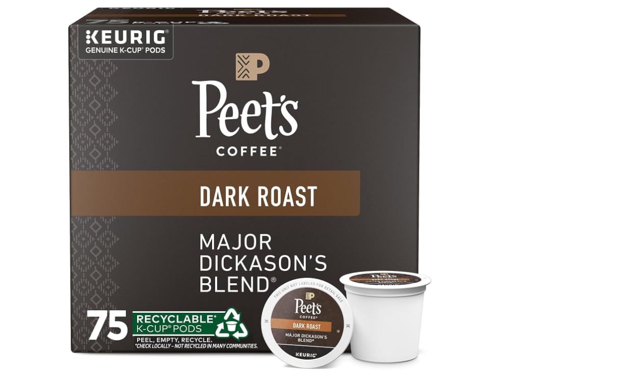 Dark Roast K-Cups - 75 Count for Keurig