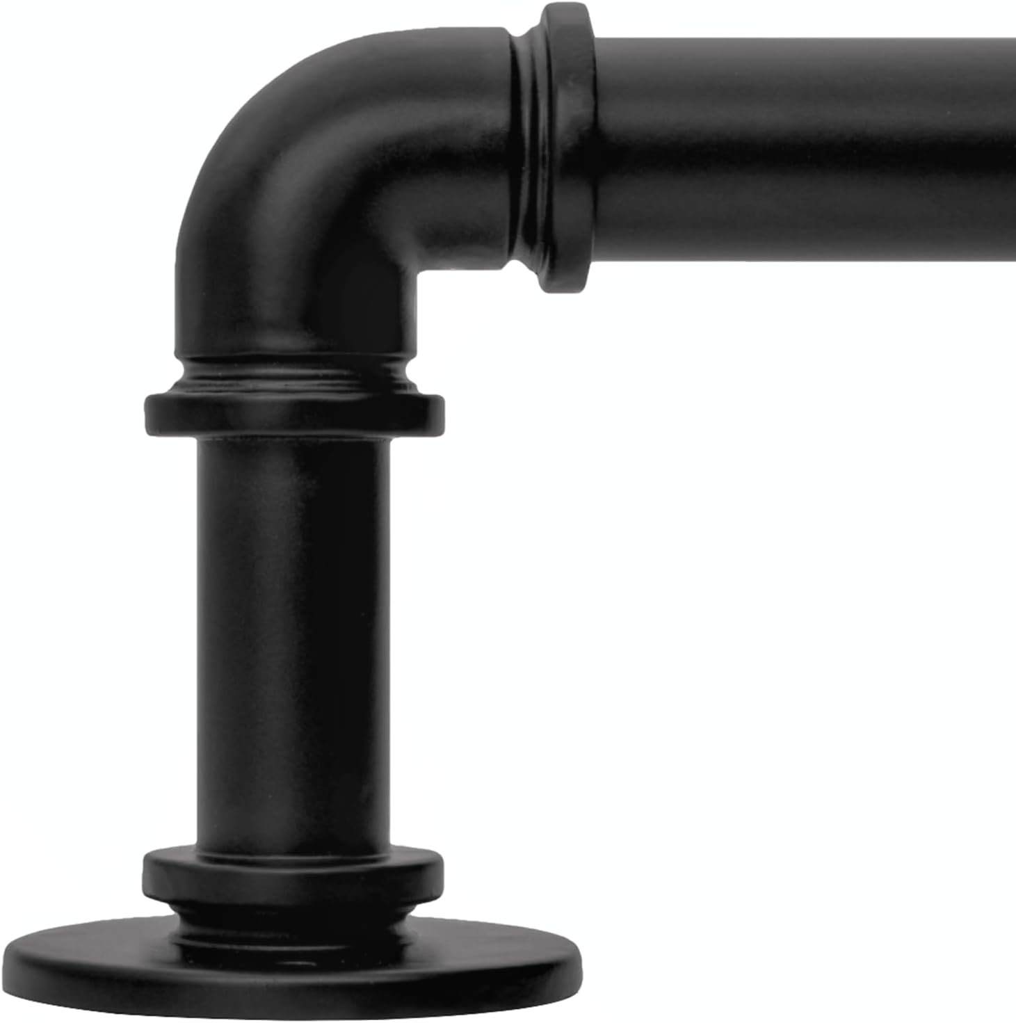 Adjustable Blackout Rods, 18-45 Inch - Heavy Duty Farmhouse Style