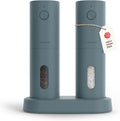 Electric Salt and Pepper Grinder Set Stone Blue - USB Rechargeable