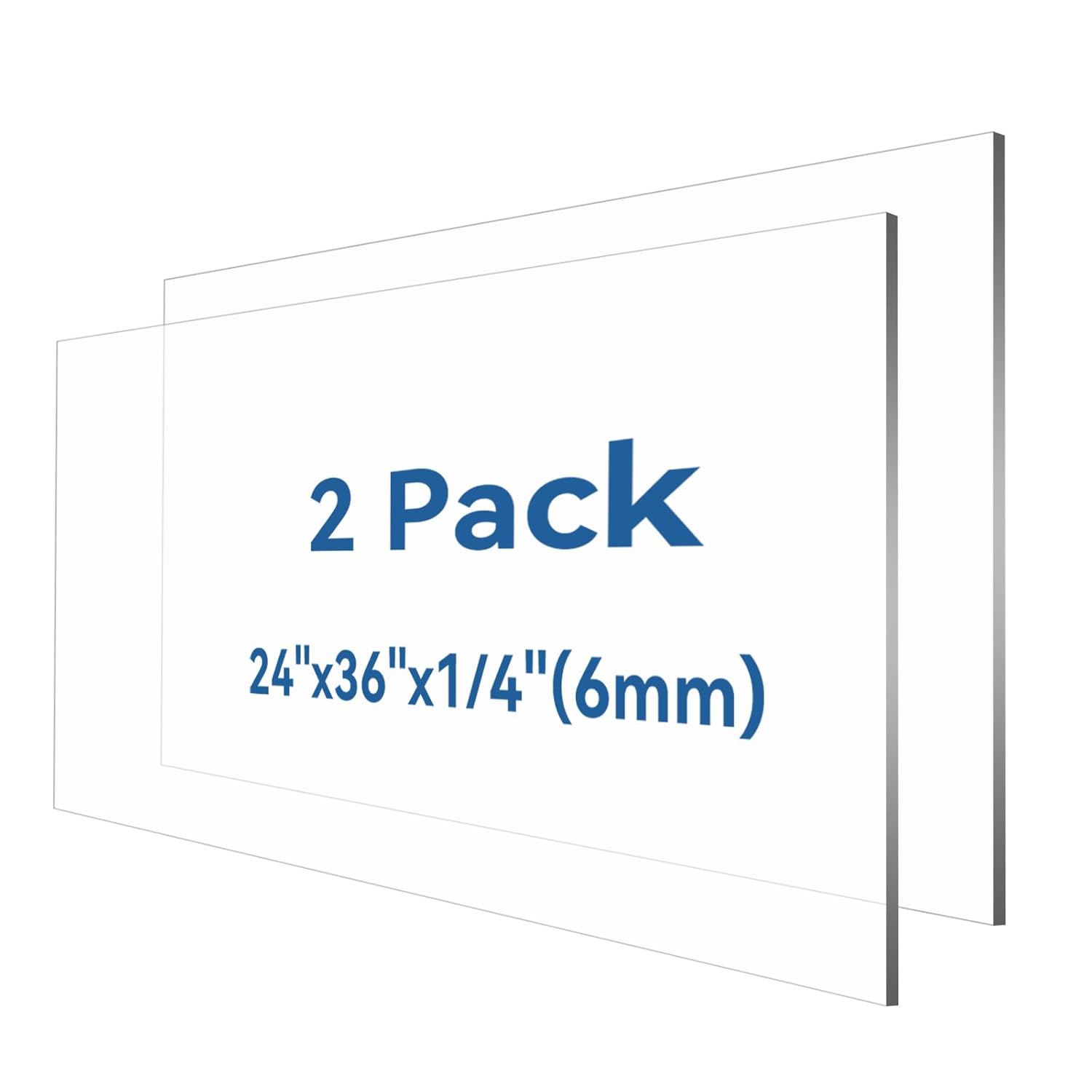 1/4 Thick Plexiglass Sheets for DIY Projects and Displays