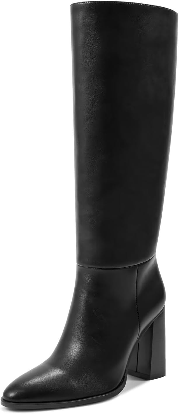Knee High Boots for Women - Stylish Slip On Design for Any Occasion