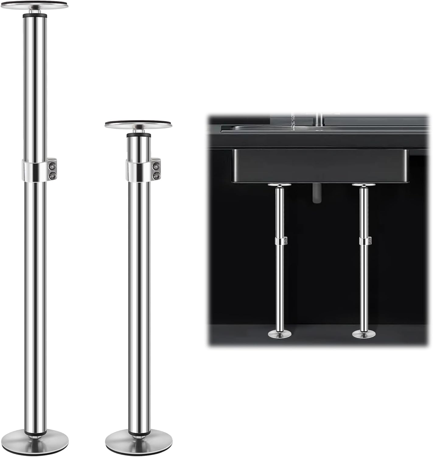 Snowtaros Undermount Sink Brackets for Kitchen and Bathroom