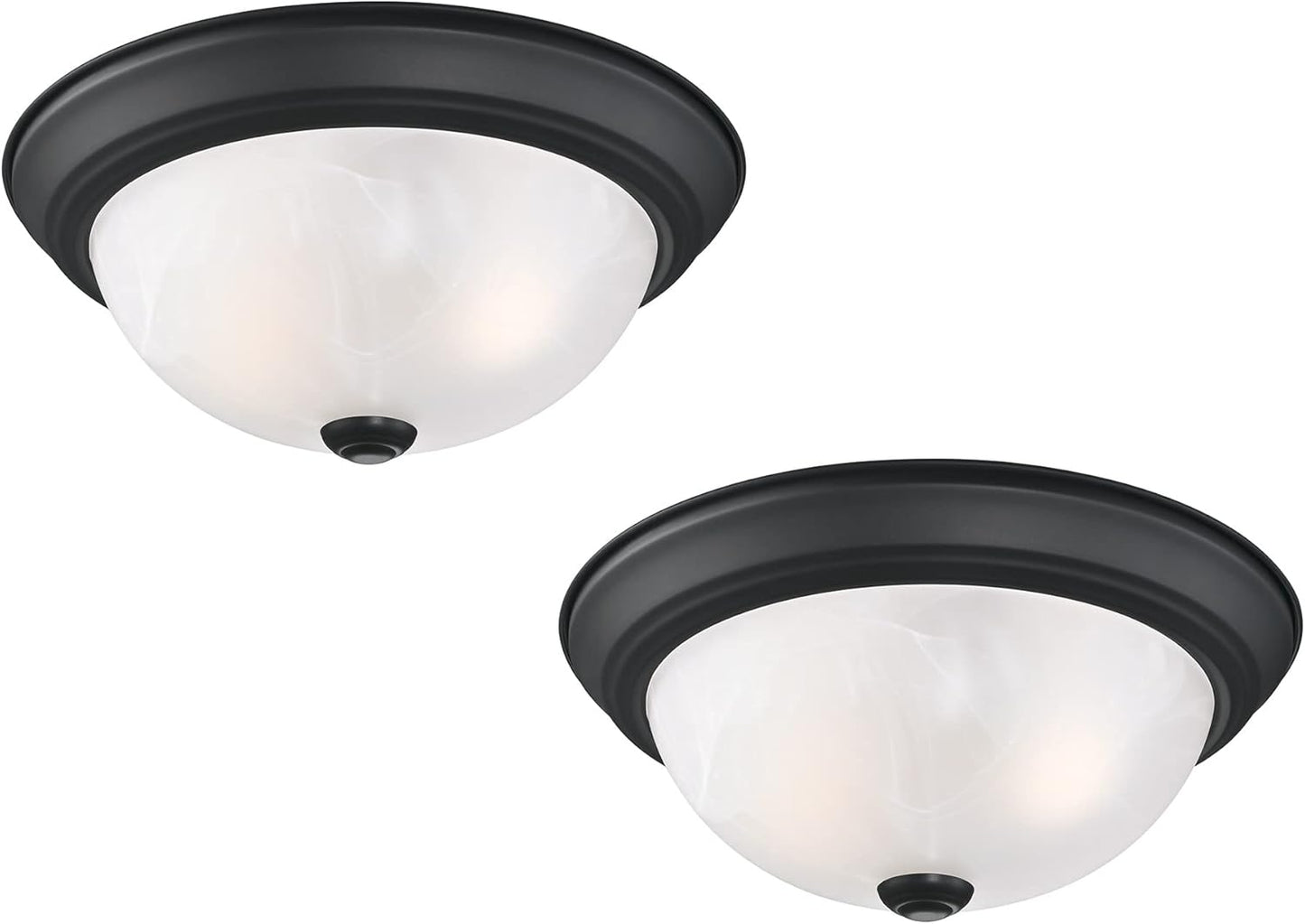 Traditional 2-Light Indoor Dimmable Ceiling Light for Any Room