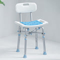 Heavy Duty Shower Chair with Back 500lb - EVA Padded Bath Seat