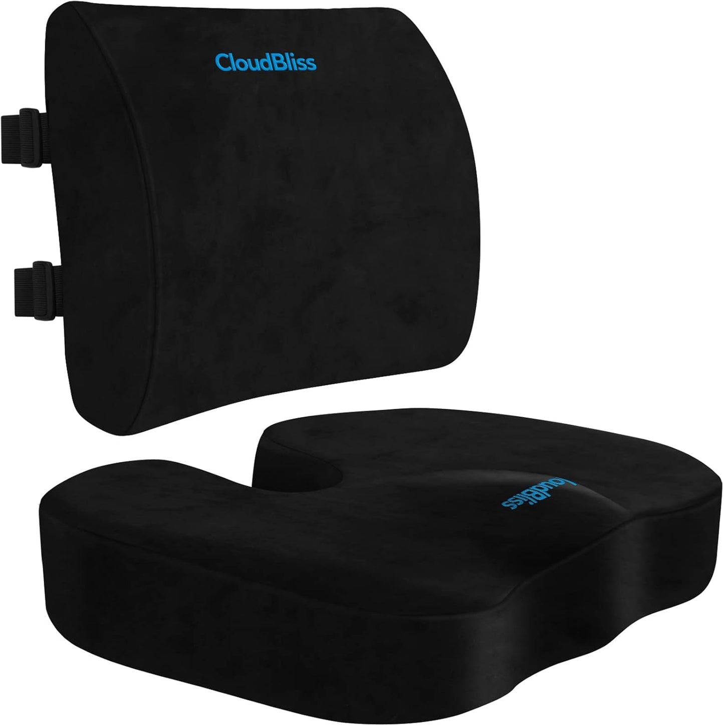 CloudBliss Memory Foam Seat Cushion: Sciatica Relief