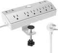 Clamp Power Strip Tall 12-in-1 Desk Clamp Power Strip - Fast Charging