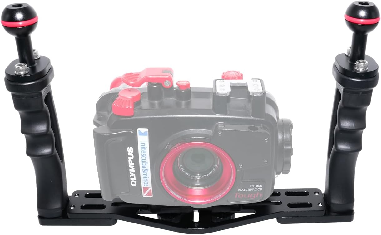 NS10 Underwater Camera Tray with Extendable Handle Grips