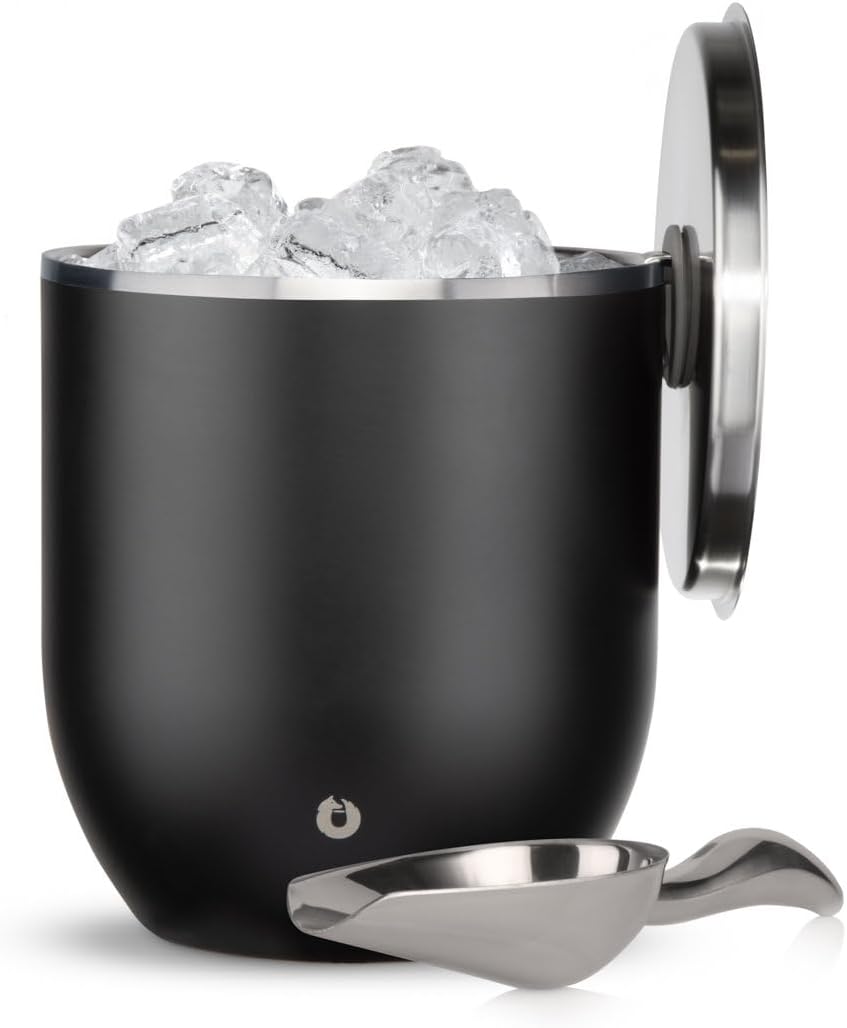 Premium Vacuum Insulated Stainless Steel Ice Bucket for Parties