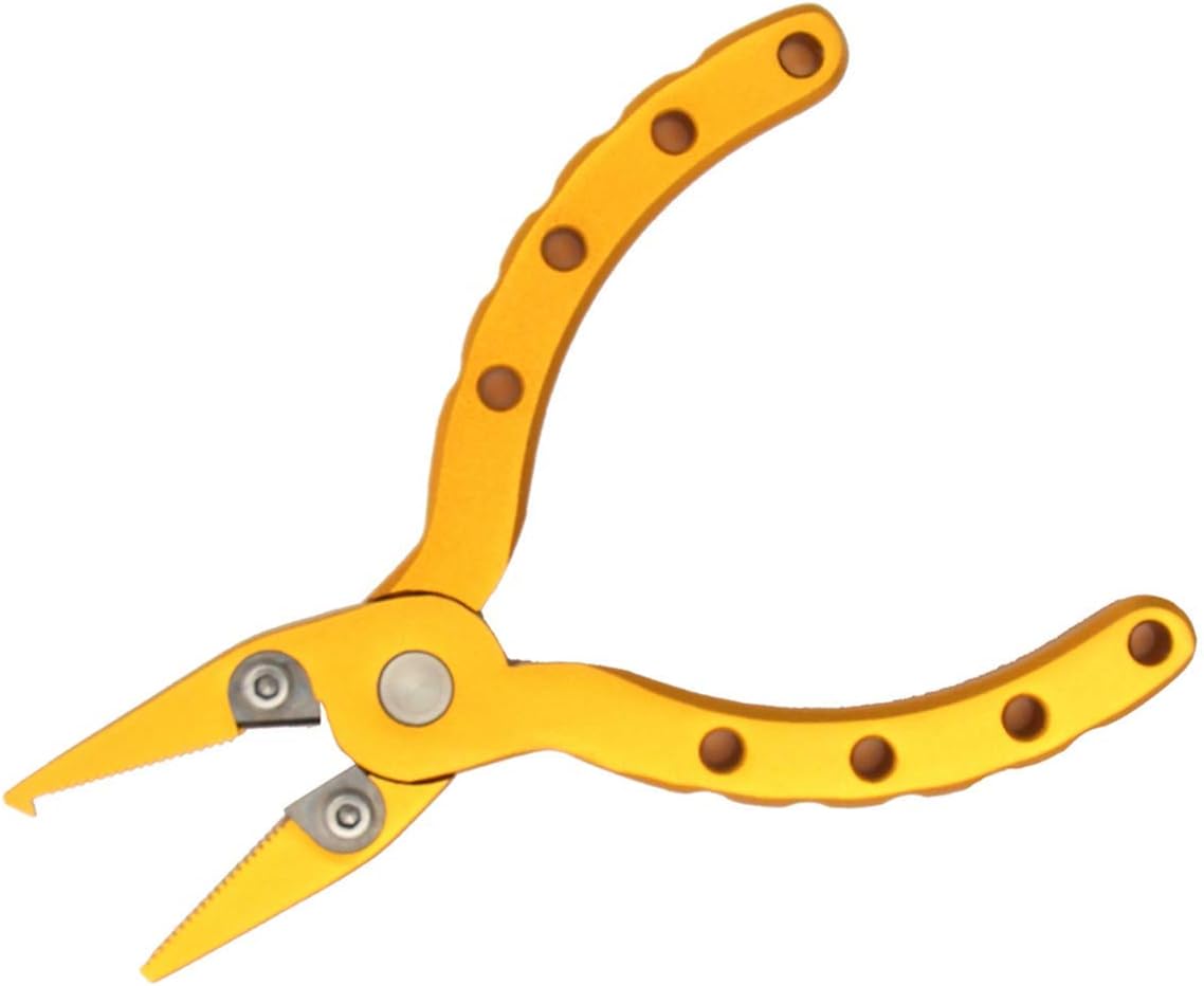 CRAZY SHARK Mini Aluminum Fishing Pliers - Portable Tool for Easy Handling