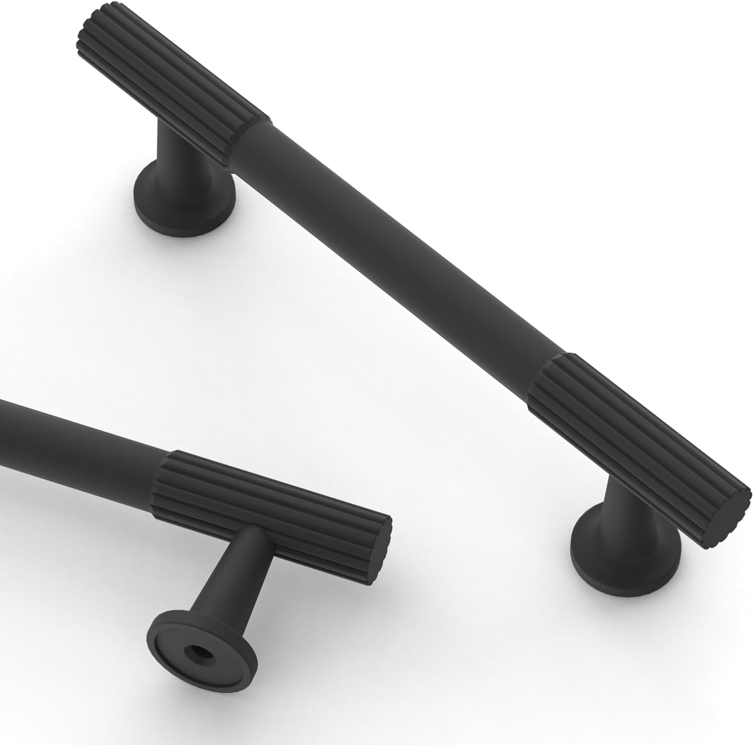 30 Pack 3 Inch Matte Black Cabinet Pulls for Kitchen Hardware