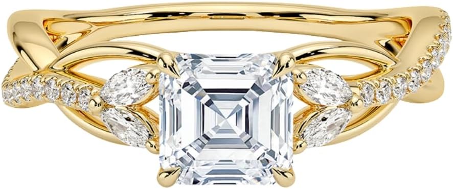 1-3 CT Moissanite Engagement Ring for Timeless Elegance