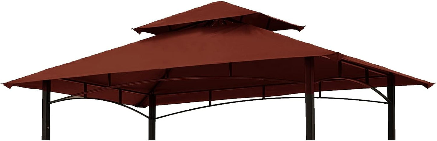 Burgundy Double-Tiered Grill Canopy for L-GG001PST-F