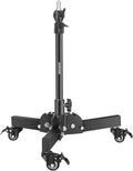 NEEWER Heavy Duty Light Stand with Casters - Low-Angle Studio Support
