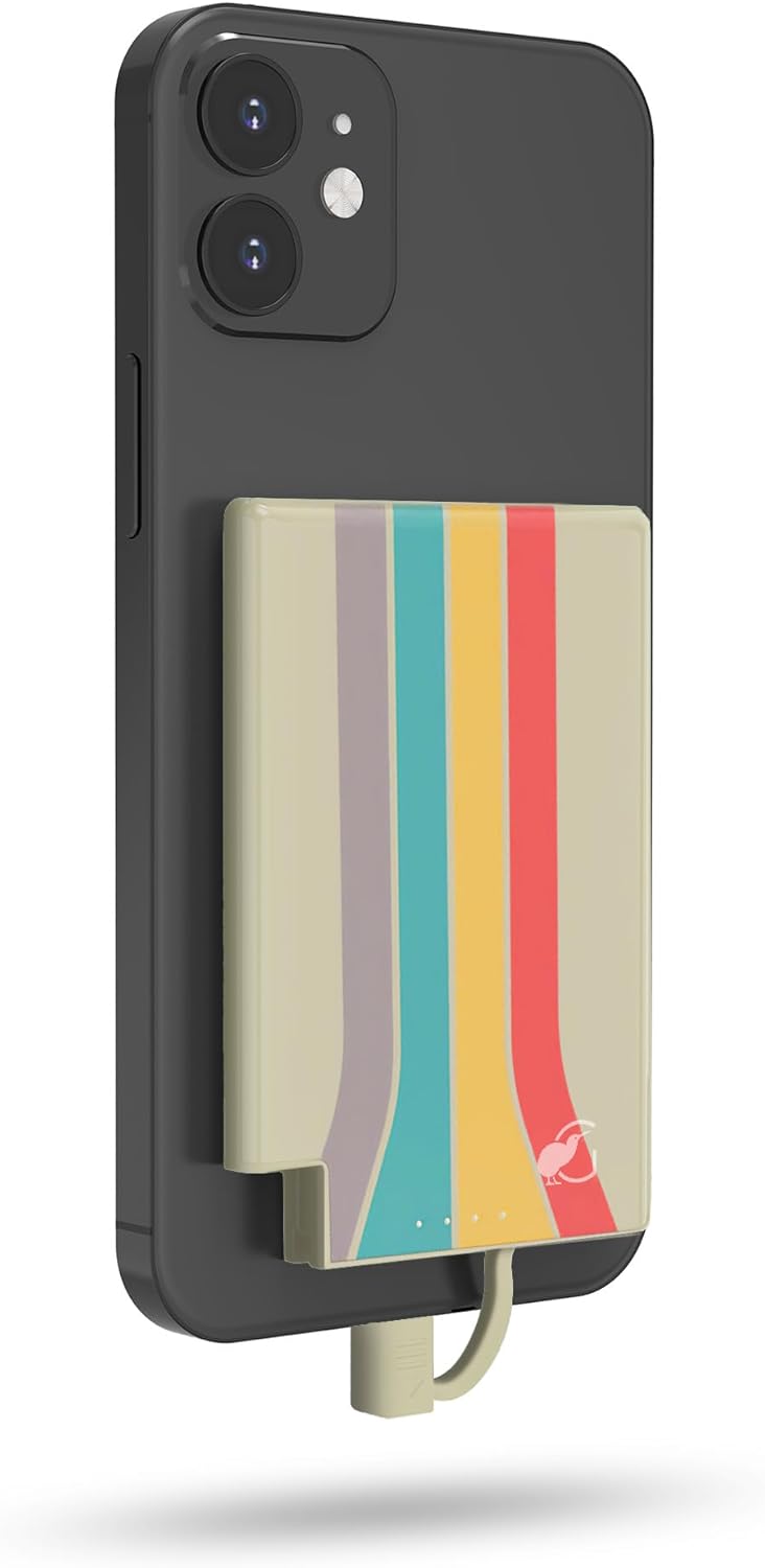 5000mAh Ultra Slim Portable Charger with Built-in Lightning Cable