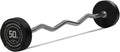 Titan Fitness Rubber Curl Fixed Barbells for Strength Training